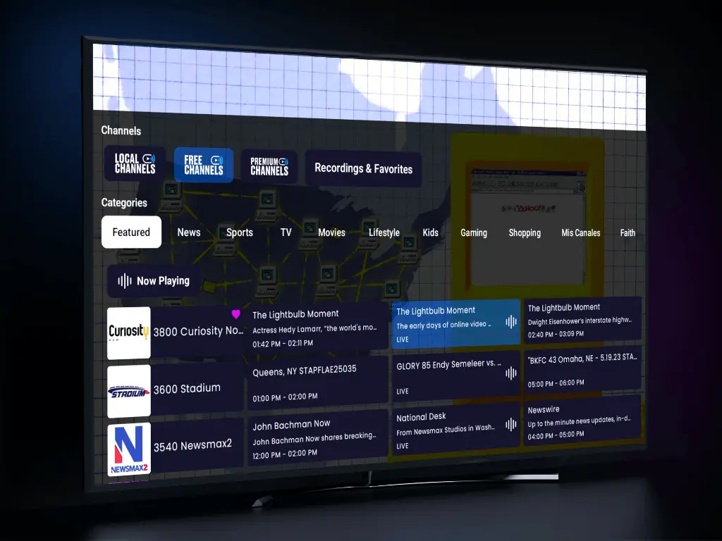 All your favorite networks. Free, on demand.